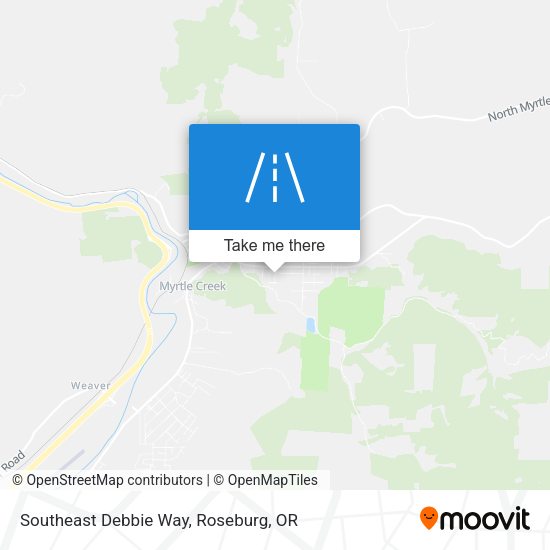 Southeast Debbie Way map