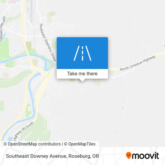 Southeast Downey Avenue map