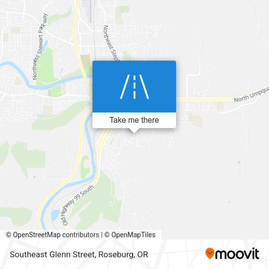 Southeast Glenn Street map