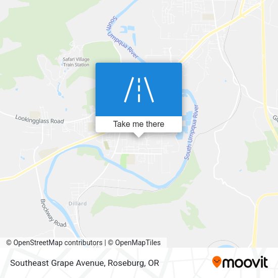 Southeast Grape Avenue map