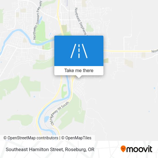 Southeast Hamilton Street map