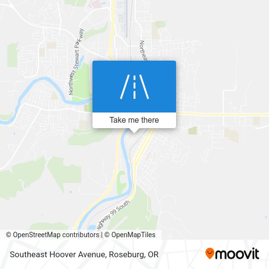 Mapa de Southeast Hoover Avenue