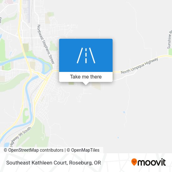Southeast Kathleen Court map