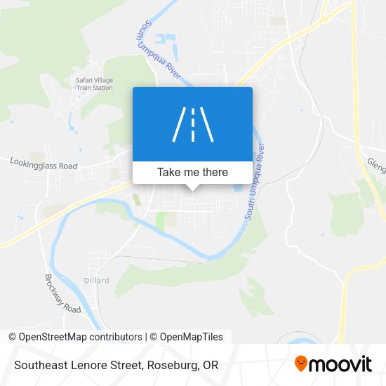 Mapa de Southeast Lenore Street