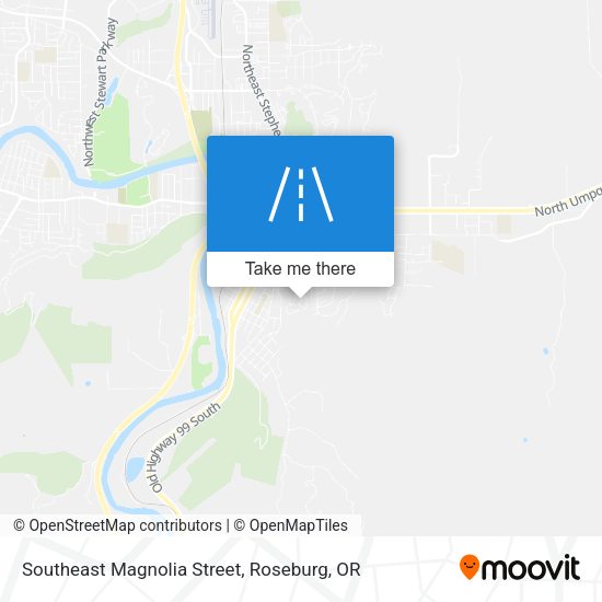 Southeast Magnolia Street map