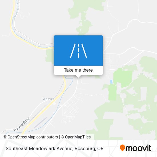 Southeast Meadowlark Avenue map