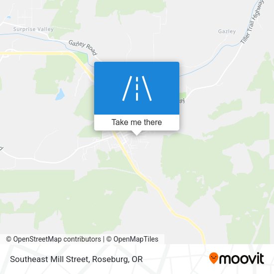 Southeast Mill Street map
