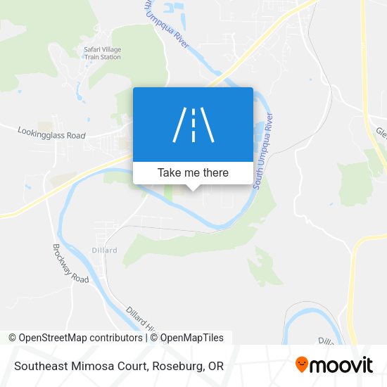 Southeast Mimosa Court map