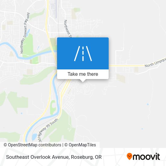 Southeast Overlook Avenue map