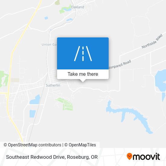 Mapa de Southeast Redwood Drive