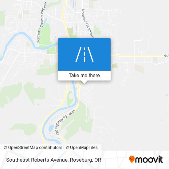 Southeast Roberts Avenue map