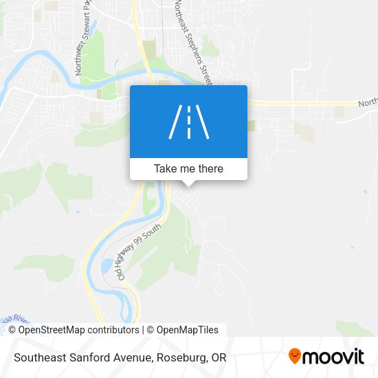 Southeast Sanford Avenue map