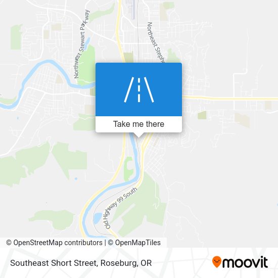 Southeast Short Street map