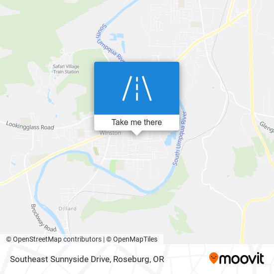 Mapa de Southeast Sunnyside Drive