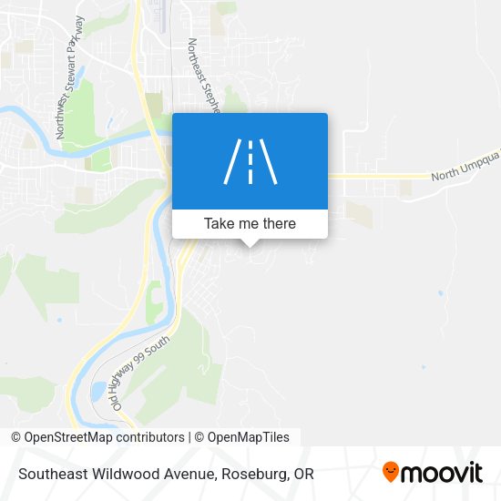 Southeast Wildwood Avenue map