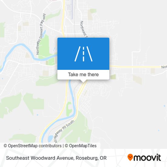 Southeast Woodward Avenue map