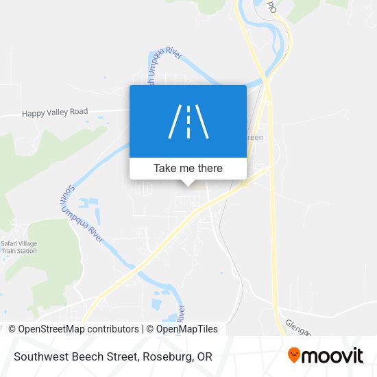 Mapa de Southwest Beech Street