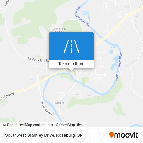Mapa de Southwest Brantley Drive