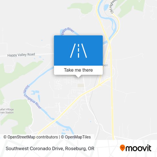 Mapa de Southwest Coronado Drive