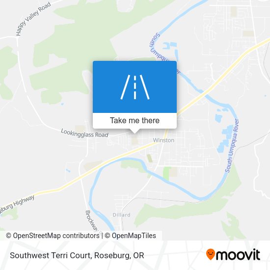 Southwest Terri Court map
