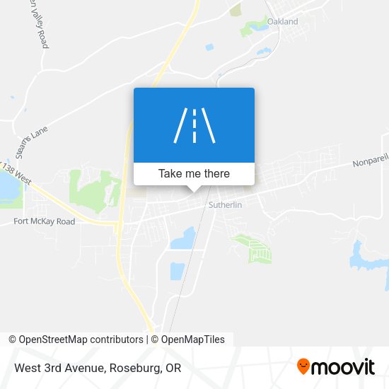 Mapa de West 3rd Avenue