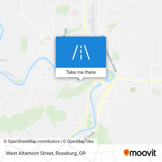 West Altamont Street map