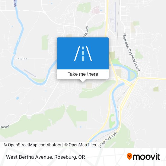 Mapa de West Bertha Avenue