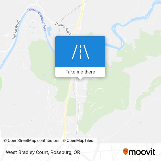 West Bradley Court map