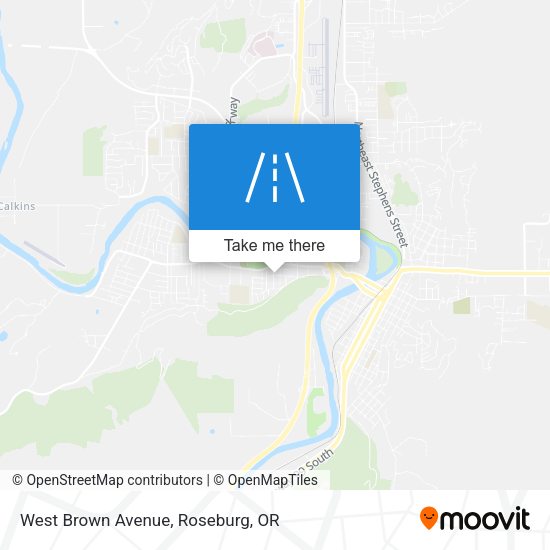 Mapa de West Brown Avenue