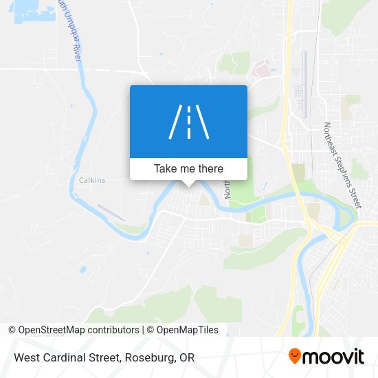 West Cardinal Street map