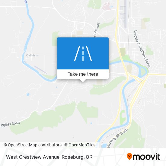 Mapa de West Crestview Avenue