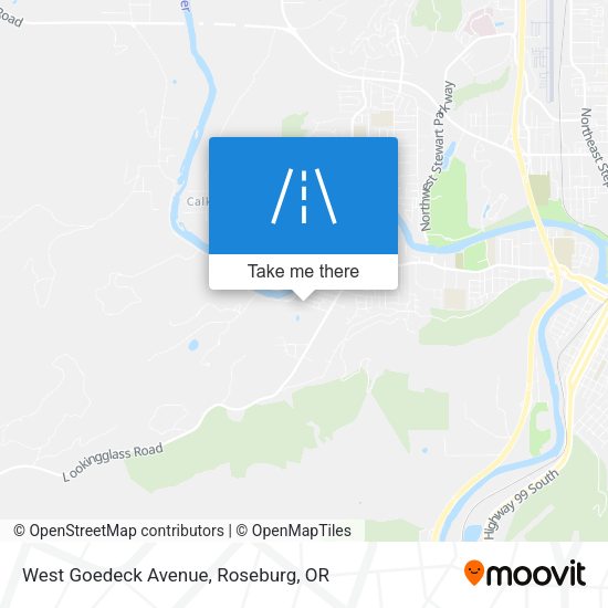 West Goedeck Avenue map