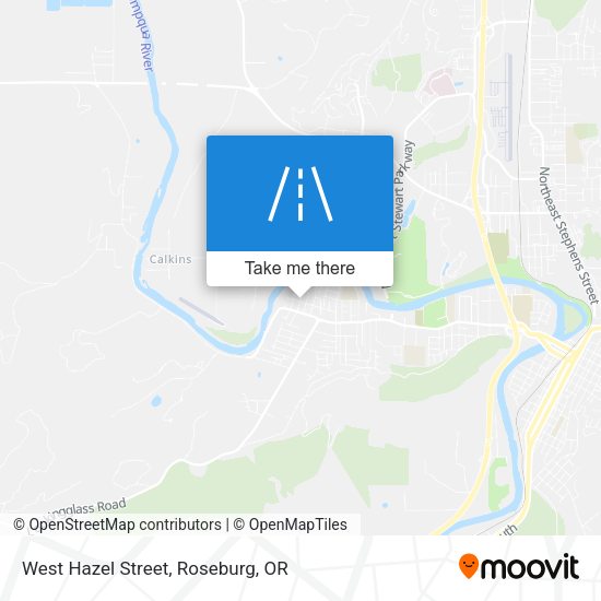 Mapa de West Hazel Street