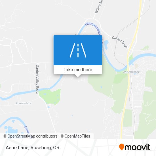 Mapa de Aerie Lane