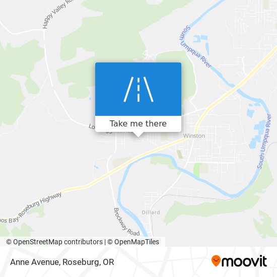 Anne Avenue map