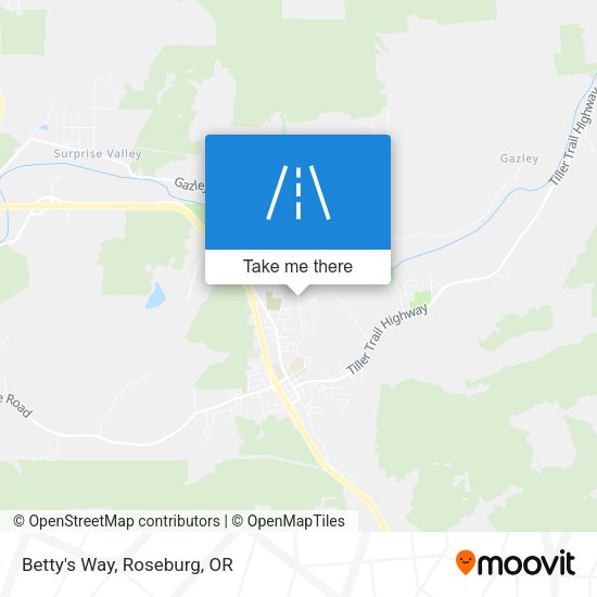 Mapa de Betty's Way