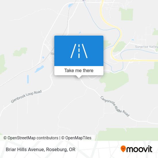 Briar Hills Avenue map