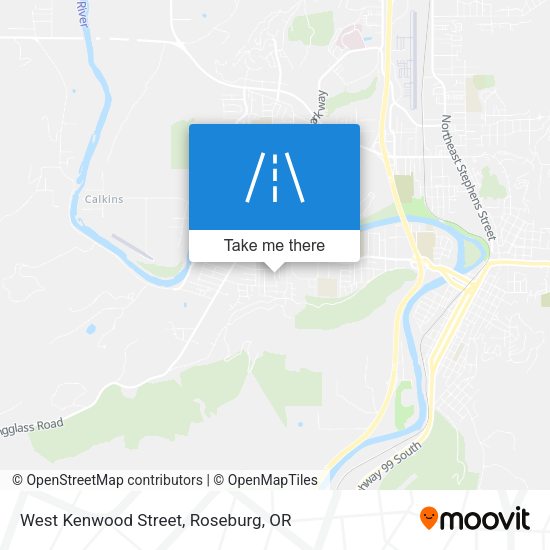 West Kenwood Street map