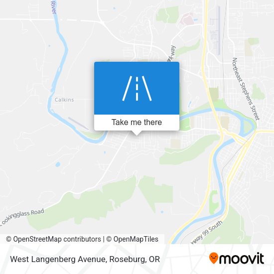 West Langenberg Avenue map