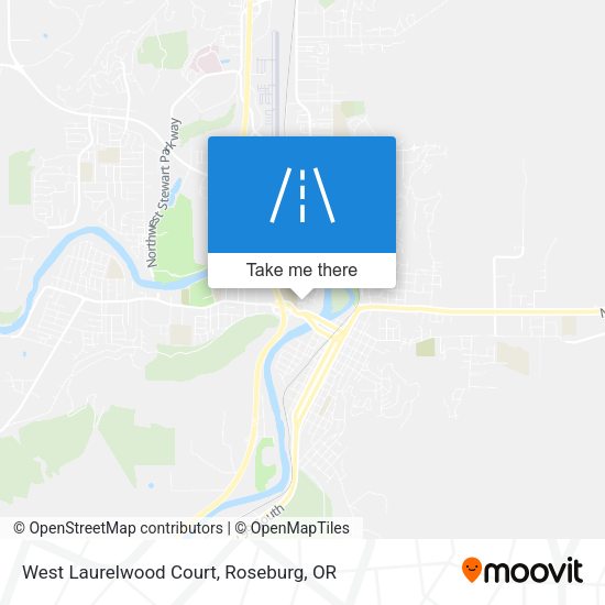 West Laurelwood Court map