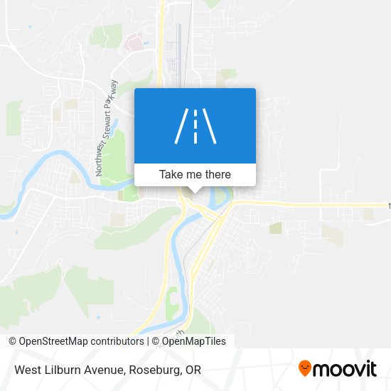 West Lilburn Avenue map