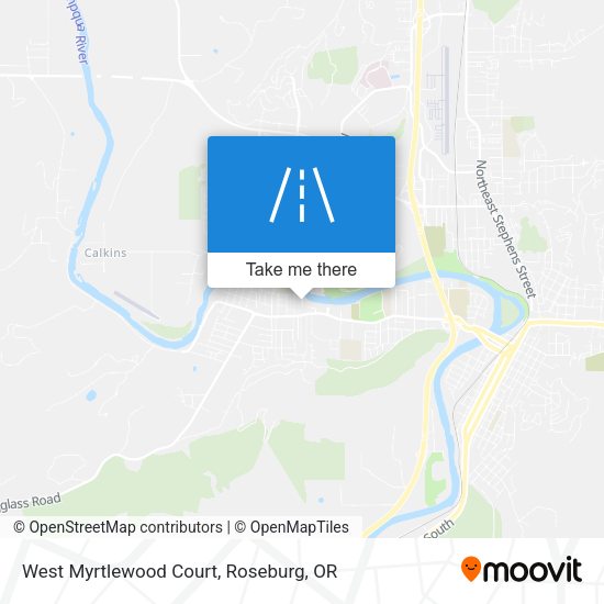 West Myrtlewood Court map