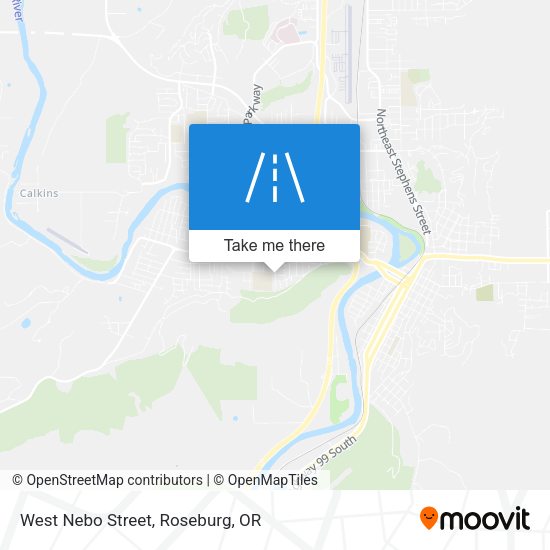 Mapa de West Nebo Street