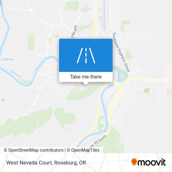 West Nevada Court map