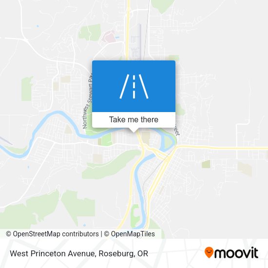 West Princeton Avenue map