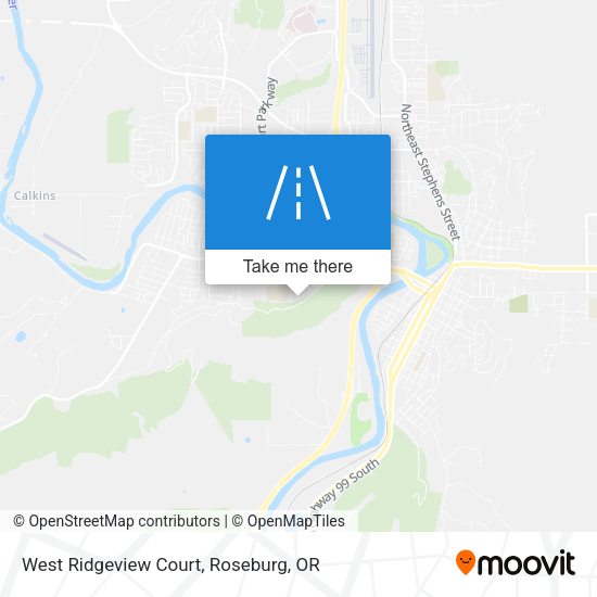 West Ridgeview Court map