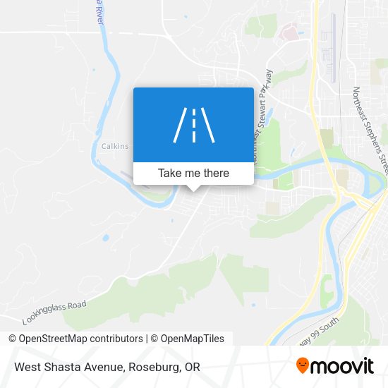 Mapa de West Shasta Avenue