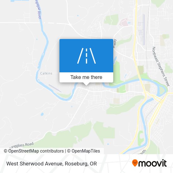 Mapa de West Sherwood Avenue