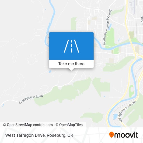 Mapa de West Tarragon Drive