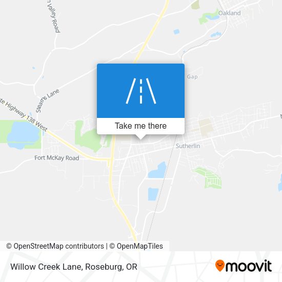 Mapa de Willow Creek Lane